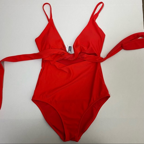 Aerie Wrap One Piece Swimsuit - Picture 2 of 7